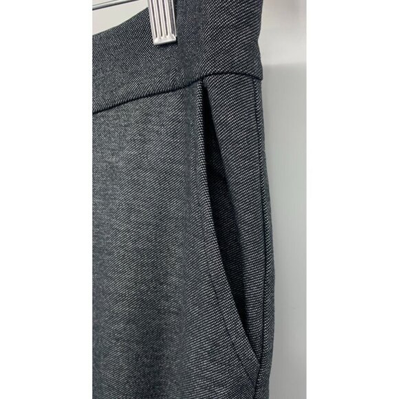 NEW J.Jill Wearever Womens Trousers Gray Stretch Button Medium Petite Workwear - Picture 4 of 9